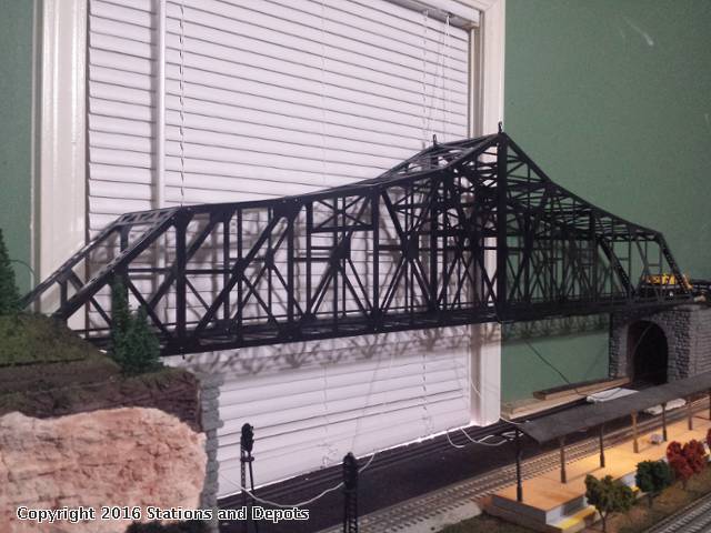 o scale metal bridge