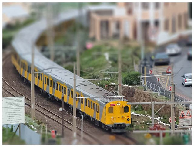Cape Town Metro looking like a model railway. 