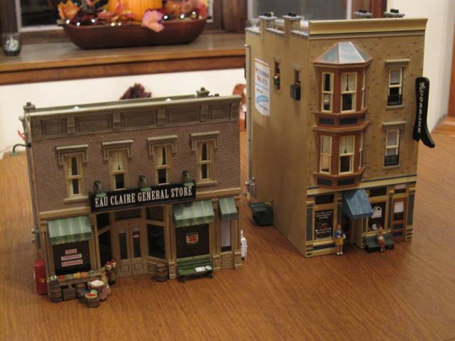 These Menards buildings by Woodland Scenics are really nice models and 